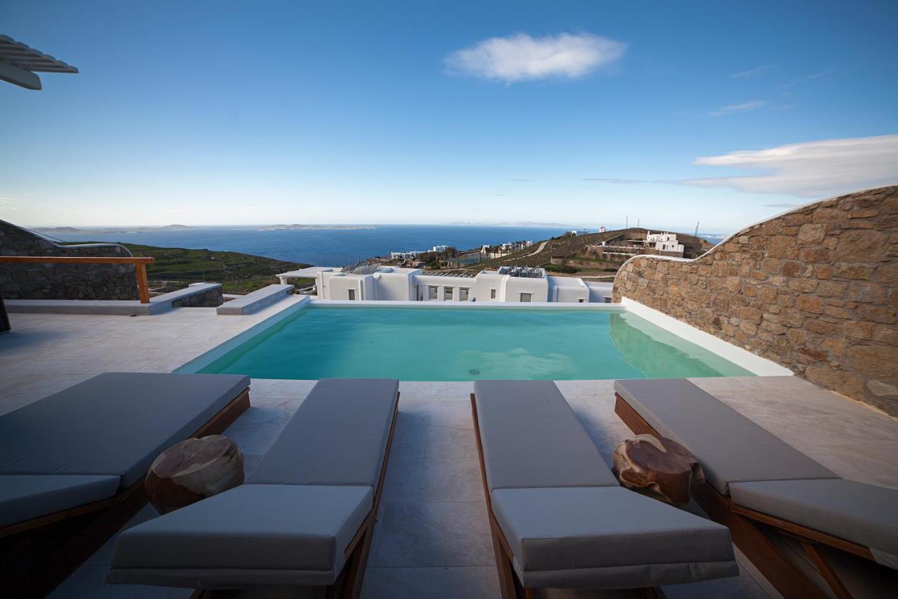 Aphrodite- Private Pool- Amazing Aegean View Villa Mykonos Town